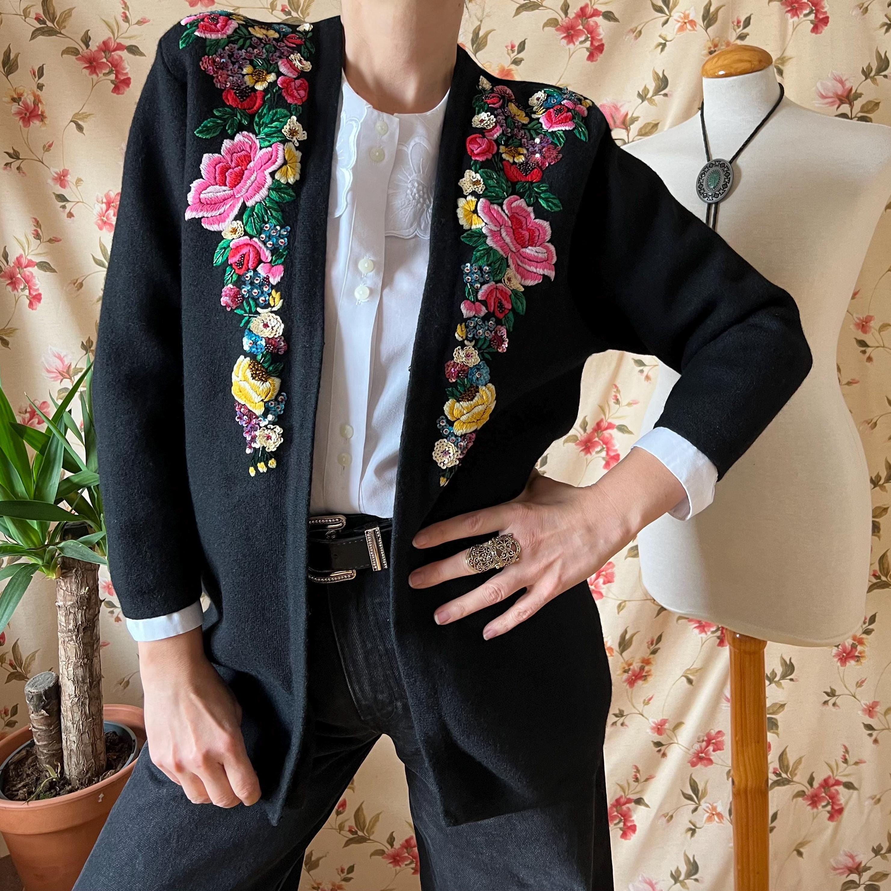 doublet DOLL なにげなく EMBROIDERY MOHAIR CARDIGAN