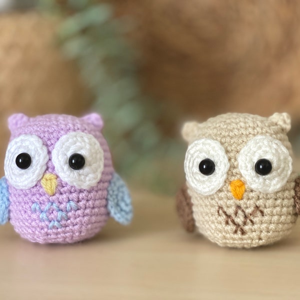Handmade Crochet Owls