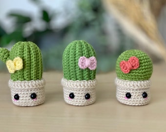 Handmade Small Crochet Cactus