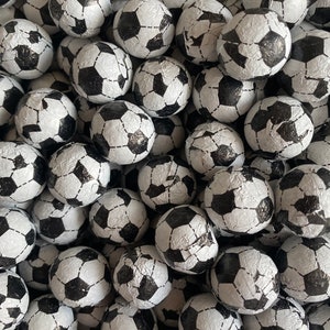 Chocolate Footballs (black & white) Pick and Mix