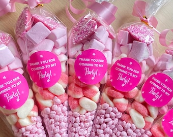 Pink Party Sweet Cones
