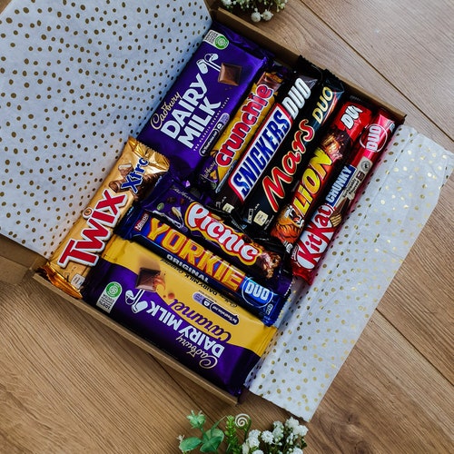 Dad Chocolate Gift Box Dads Birthday Gift Father's Day Etsy