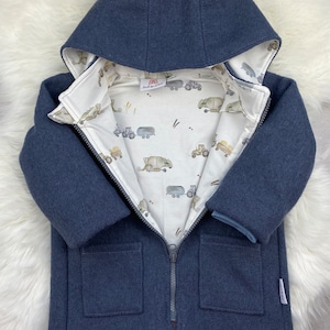 Walk jacket for children, wool walk jacket boys, lined walk jacket children, walk loden jacket children, wool jacket for children, children's jacket winter