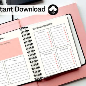 Travel Itinerary Printable | Daily Trip Itinerary | Daily Printable Travel Schedule | Vacation Day Planner | Travel Planning Printable