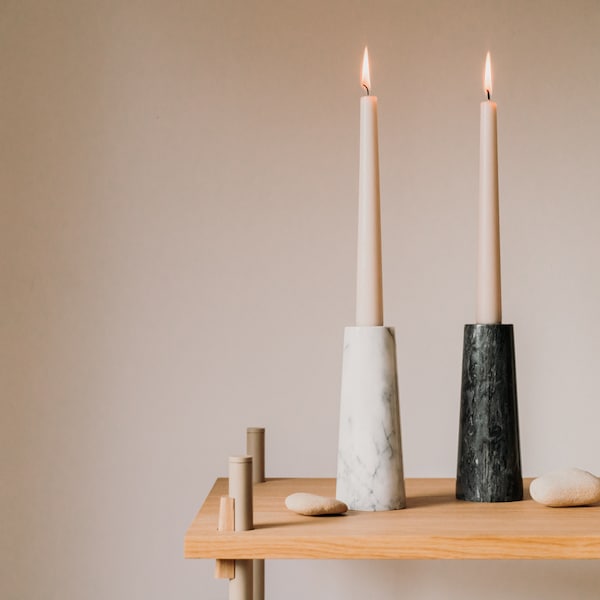 Marble Candle Holder Etsy