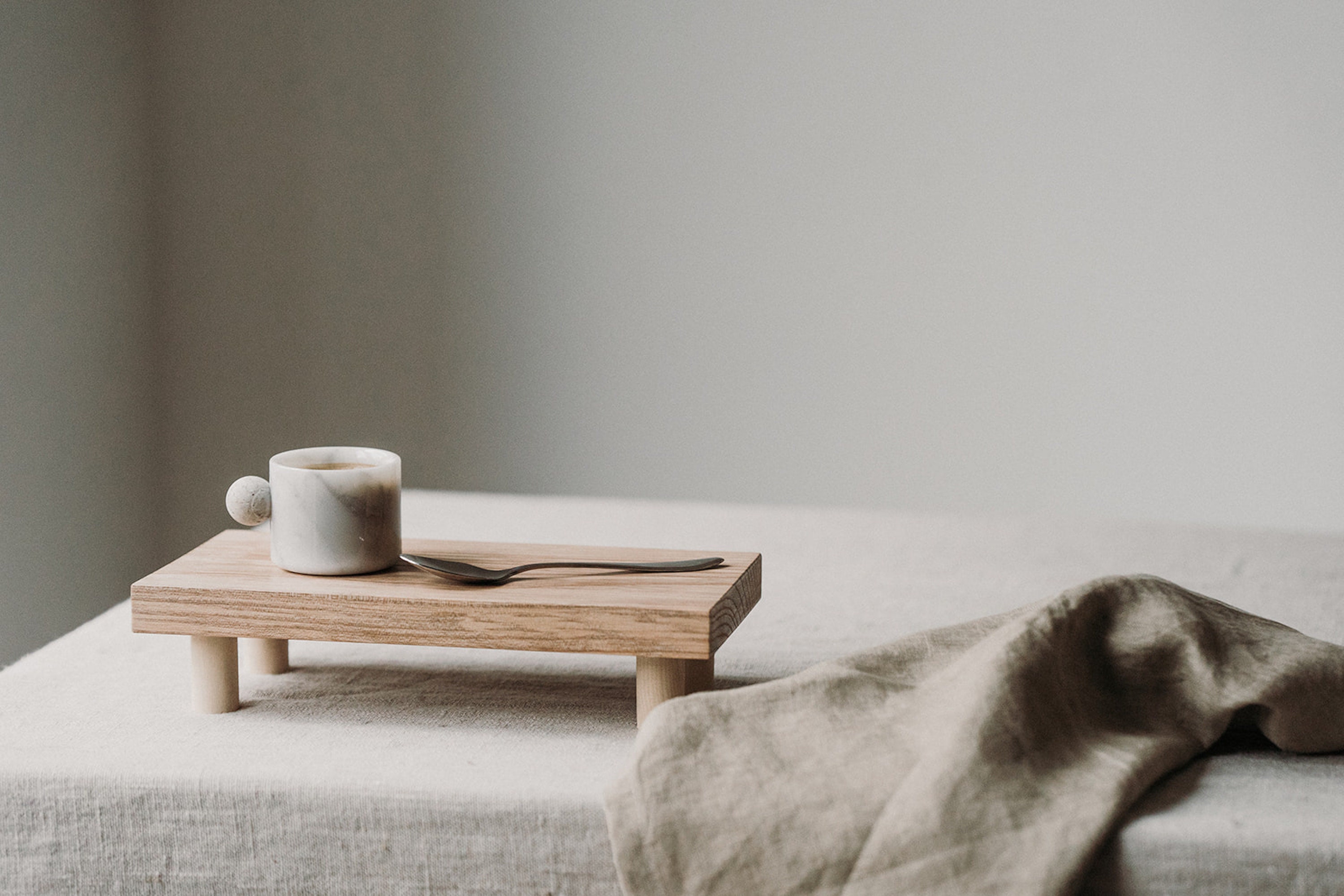 Tasse à Expresso en Marbre Blanc/Tasse Café Articles Ménagers de Luxe Beau Cadeau