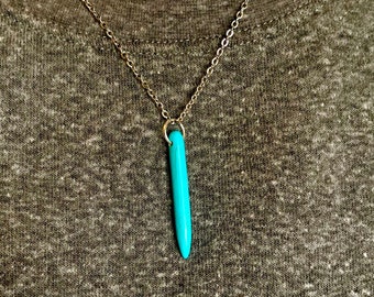 simple turquoise necklace