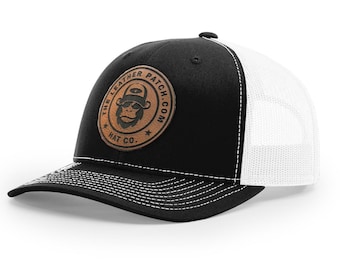 Custom Logo hat, Bulk Custom leather Patch Hat, Bulk hats, Leather patch hat, logo hats, business merch, Gift, Holiday, Christmas, Birthday