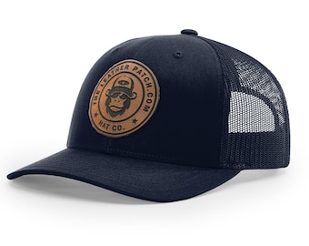 Custom Logo hat, Bulk Custom leather Patch Hat, Bulk hats, Leather patch hat, logo hats, business merch, Gift, Holiday, Christmas, Birthday