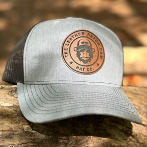 Custom Logo hat, Bulk Custom leather Patch Hat, Bulk hats, Leather patch hat, logo hats, business merch, Gift, Holiday, Christmas, Birthday