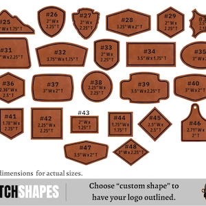 Custom Logo Iron On Patches, Business Logo patches, Iron on patch, Leatherette patches, DIY Do It Yourself, Leather Patches, Laser Cut Patch image 6