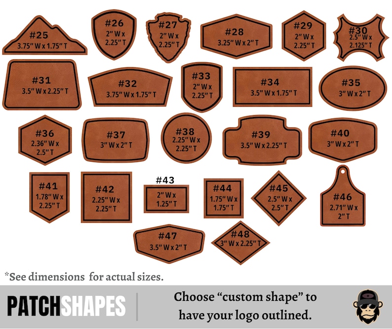 Custom Logo Iron On Patches, Business Logo patches, Iron on patch, Leatherette patches, DIY Do It Yourself, Leather Patches, Laser Cut Patch image 6