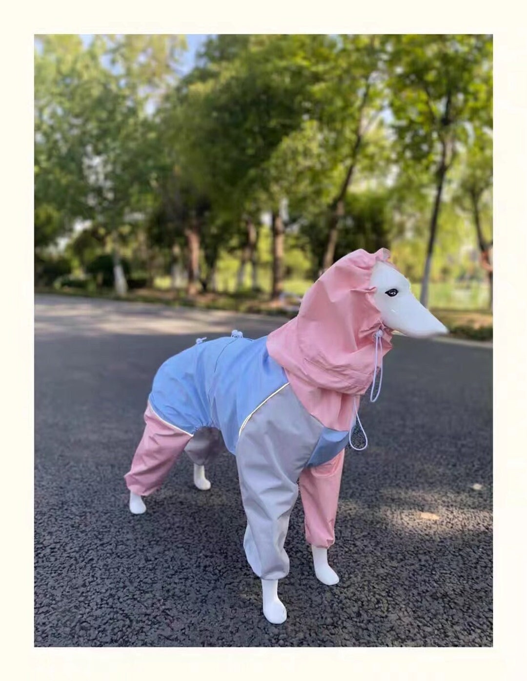 3 Colour,dog Raincoat /snowsuit, Greyhound, Whippet, Waterproof and