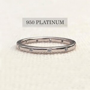 Diamond Eternity Wedding Band / Simple Gold Ring / Diamond Ring Women