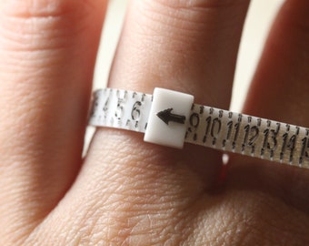 How To Measure Your Ring Size At Home -Ring Sizer - Ring size guide - Ring sizer for women - Ring size in inches