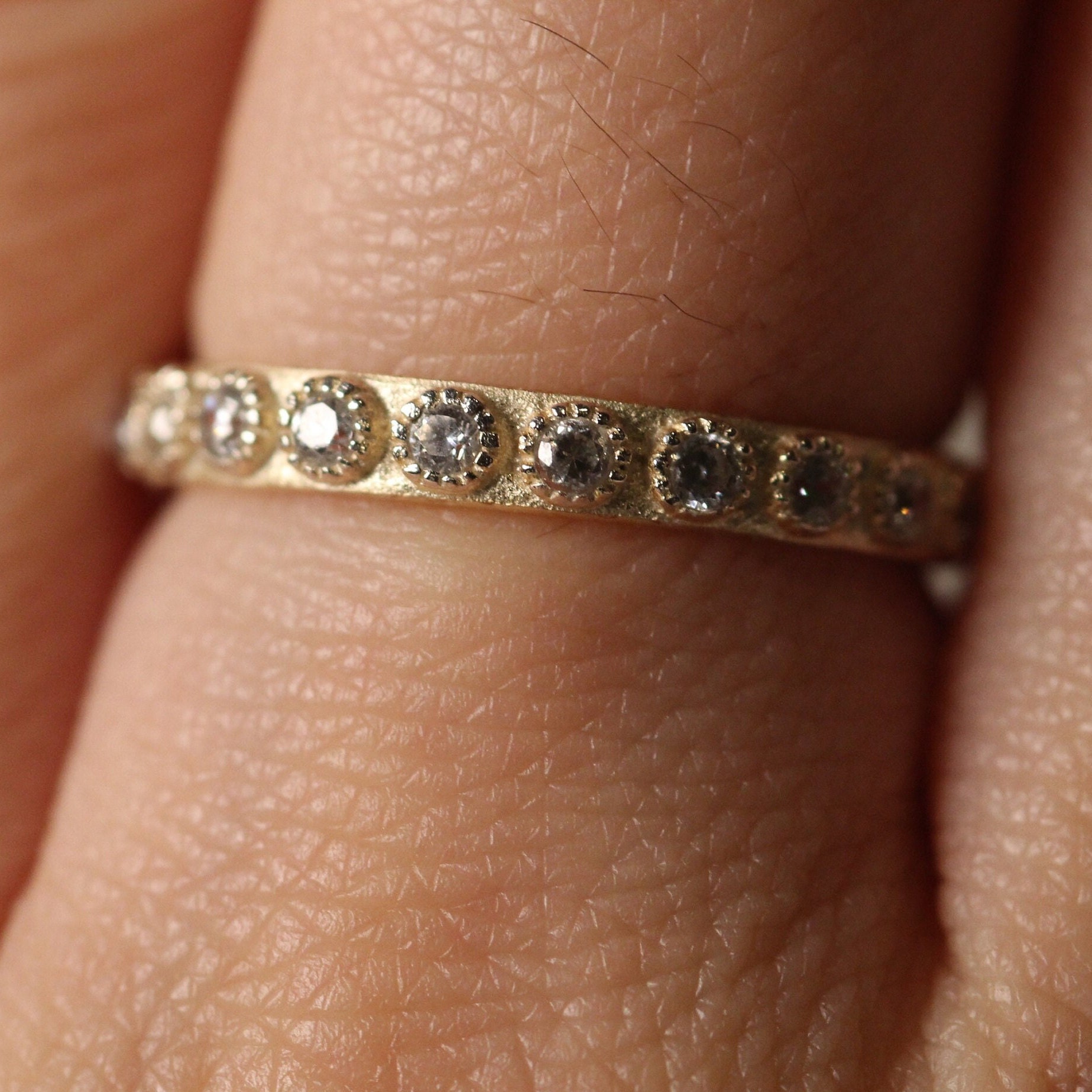 Antique Diamond Ring / Real Diamond Wedding Band, Natural Diamond Wedding Ring, Best quality ring, Platinum, 14k gold, 18k gold, 10k gold