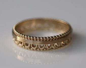 Lace Ring / handmade ring / made in NYC