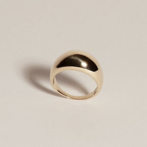14k Classic Ring / 18k Timeless Ring / Everyday wear ring / 10k Solid Gold Ring / sterling silver ring / Statement Ring