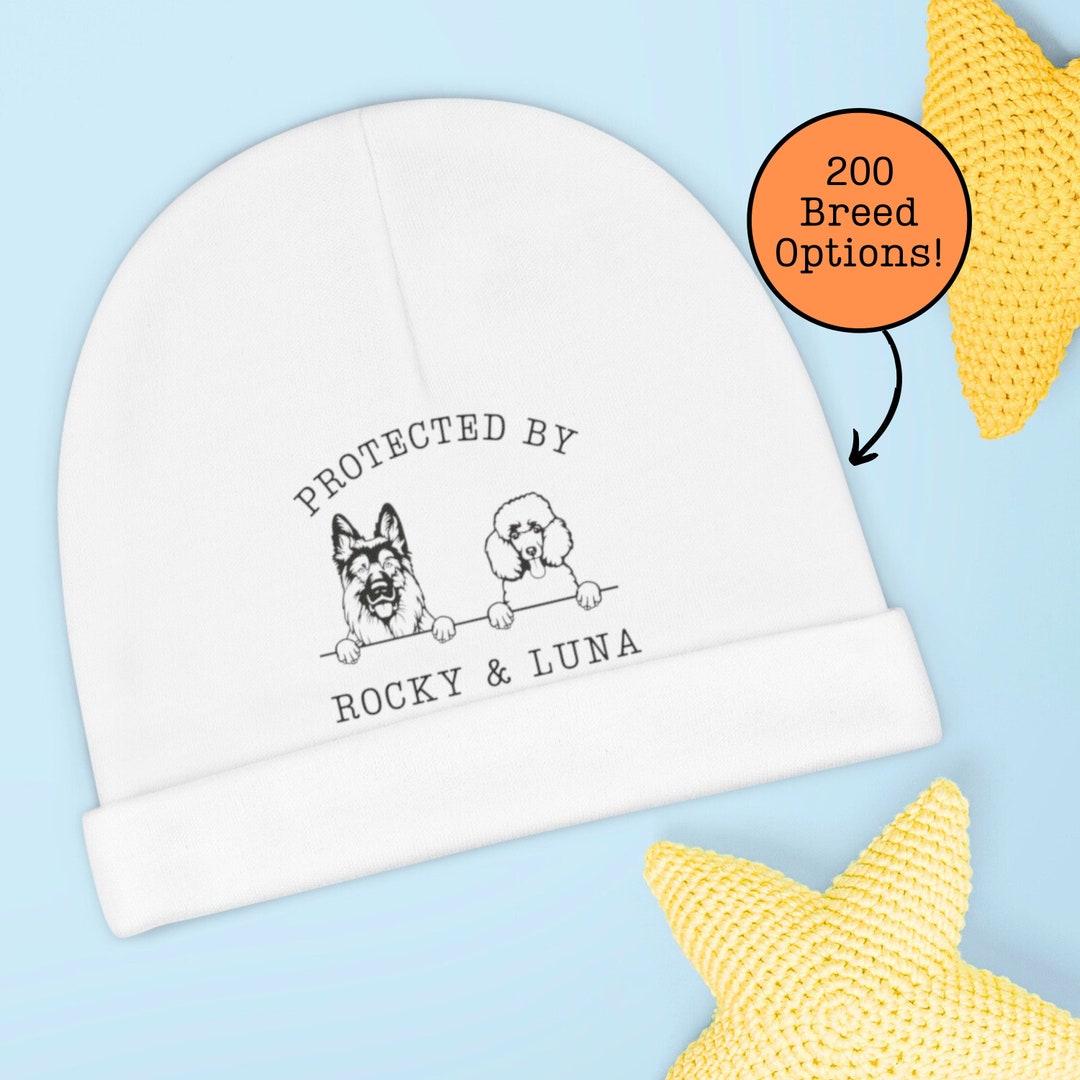 David & Young Women's Dog Mom Beanie Cuff Cap With Pom, Black