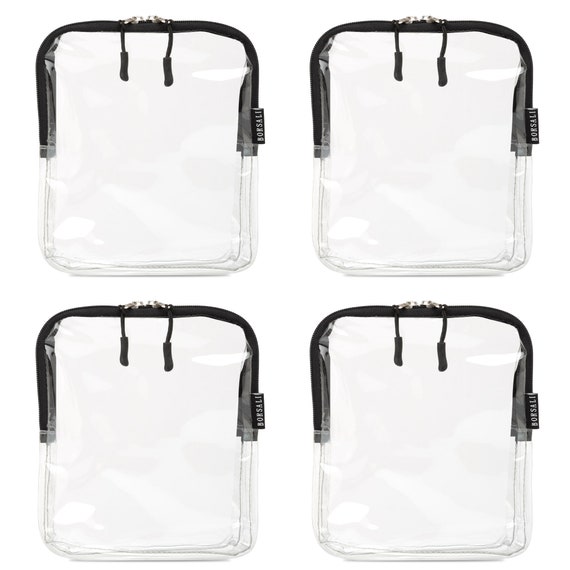 Clear Toiletry Bag, 3 Pack Toiletry Bag Quart Size Bag, Travel