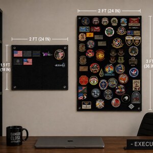 Tactical Patch Wall Panel | Hook & Loop Display for Morale Patches
