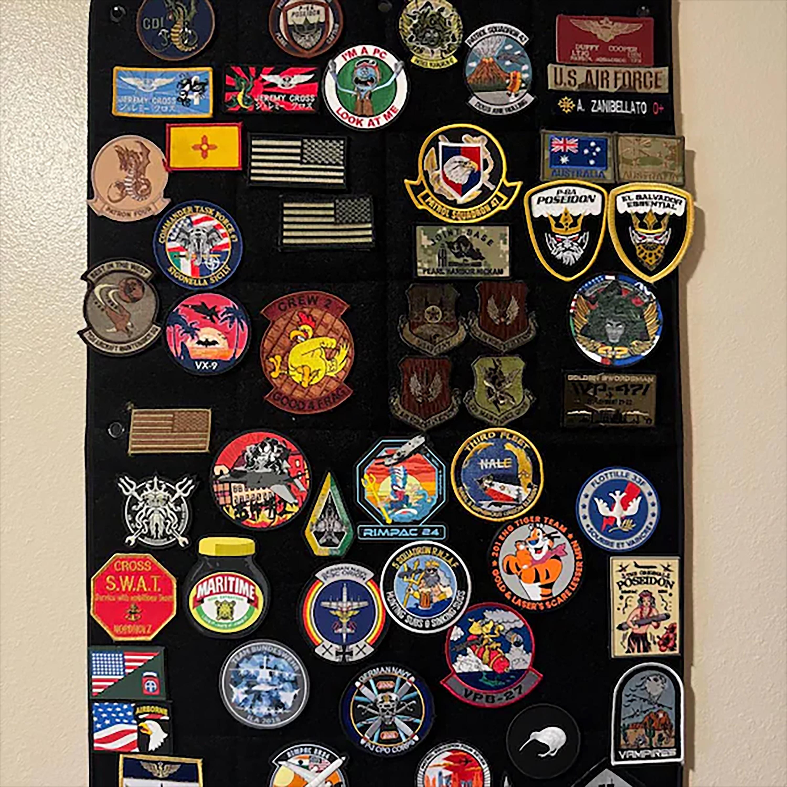 Patch Wall | Velcro Panel for Patches | 3x2 feet | double-sided