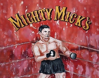 Mighty Mick's Boxing CANVAS ART PRINT 11