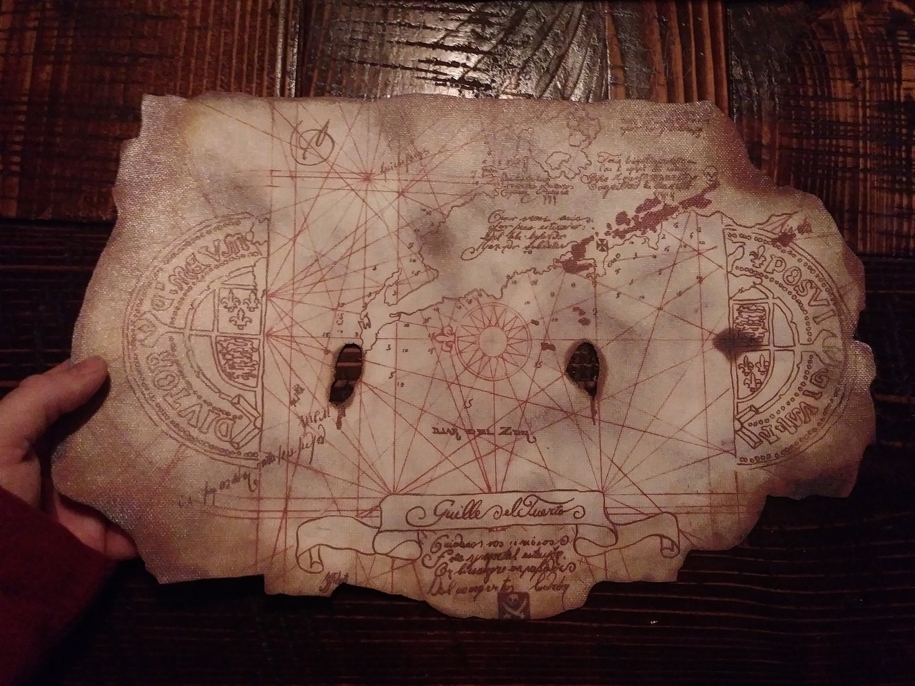 The Goonies REAL CANVAS Map! Gloss Finished Giclee Art Print!!! - Etsy