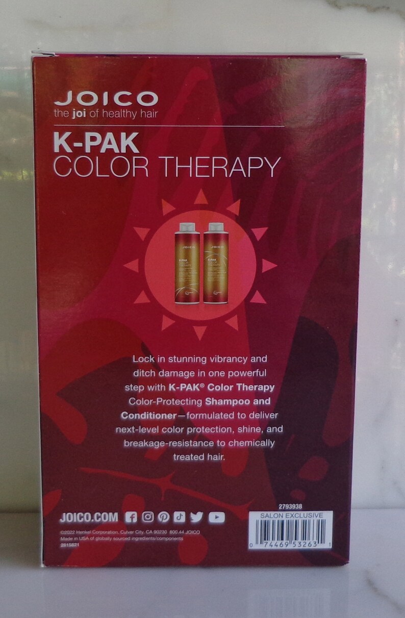 Duo JOICO KPAK Color Therapy Shampoo & CONDITIONER repair Damage 33