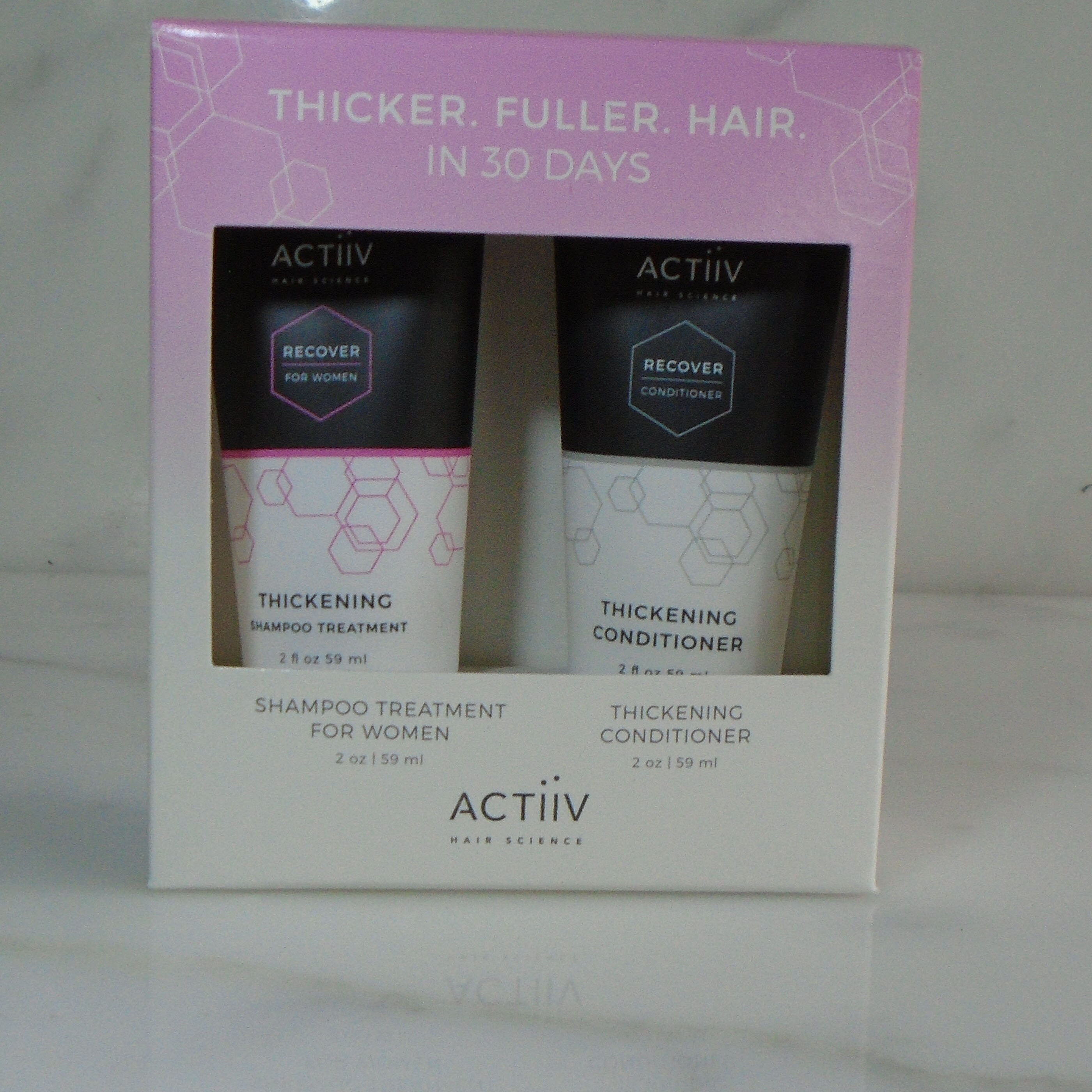 ACTIIV Women Recover Duo Travel Kit Thickening Shampoo Etsy
