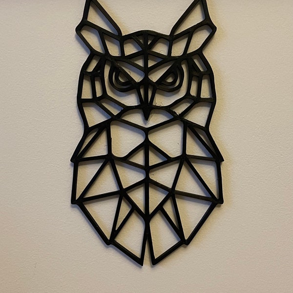 Owl Wall Art Etsy UK