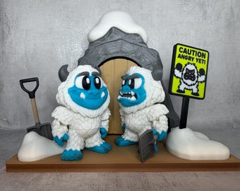 Yeti Set | Kids sensory toy | Spooky Collectible | Party toy