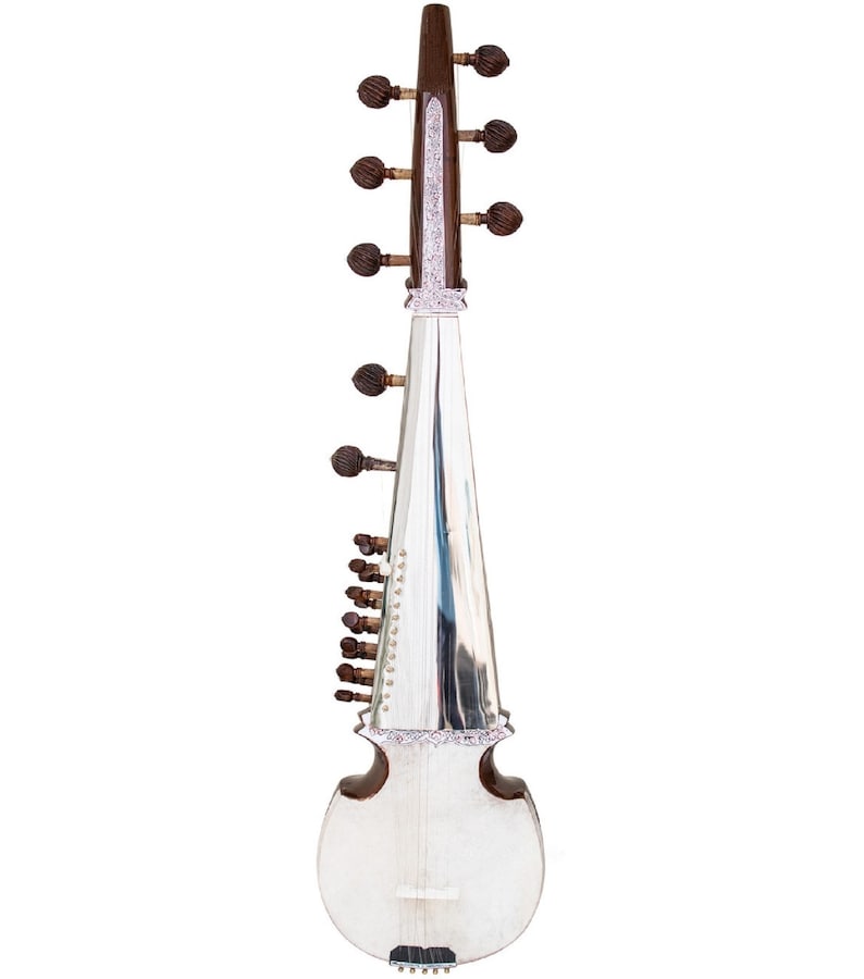Sarod Professional Amjad Ali Khan Style Sarod Tun Wood Inlay Work
