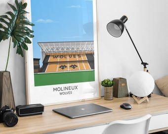 Molineux Stadium Print - Perfect Gift for Wolves Fans