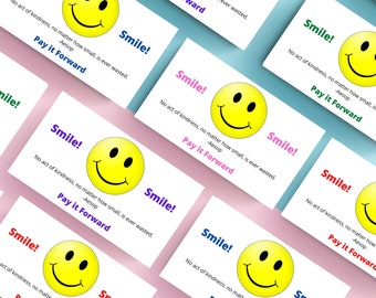 Pay It Forward Cards - Etsy
