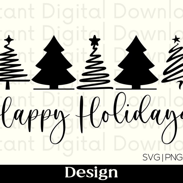 Frohe Feiertage | Happy Holidays SVG | Merry Christmas SVG | Weihnachten SVG | Happy Holidays Ornament | Happy Holidays Shirt | Weihnachtsgeschenk