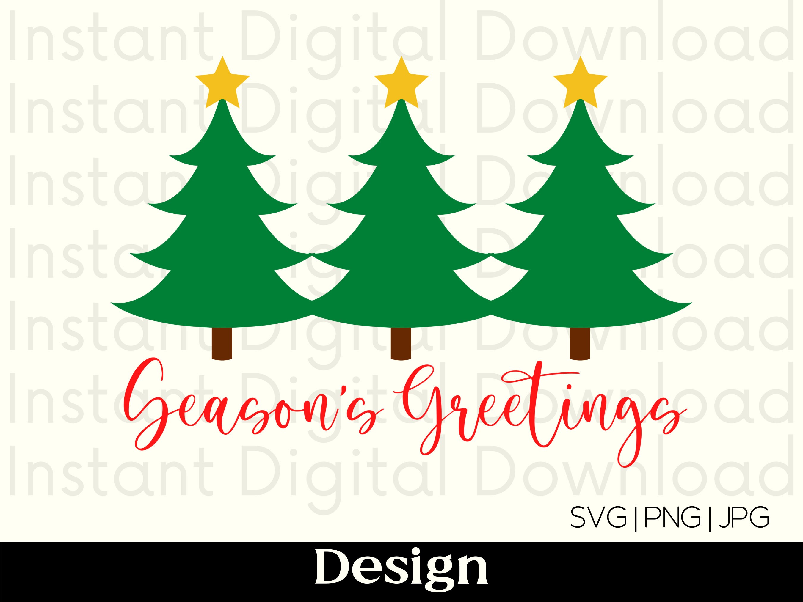 Seasons Greetings Seasons Greetings SVG Seasons Greetings Etsy