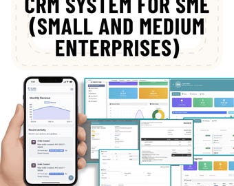 Prosty system CRM dla firm | Śledzenie klientów, zamówień i płatności dla małych firm | Jednorazowy zakup (z własnym hostingiem)
