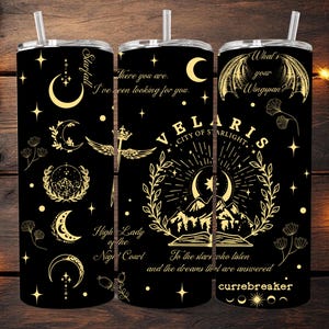 Velaris ACOTAR, Stadt des Sternenlichts, 20oz. Sublimierter Becher