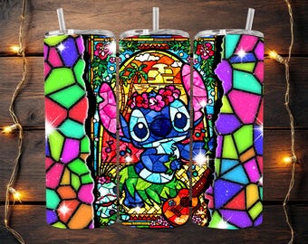 Lilo and Stitch Tumbler, Stitch Luau Tumbler