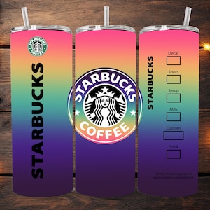 Gobelet Starbucks, Gobelet skinny Starbucks arc-en-ciel