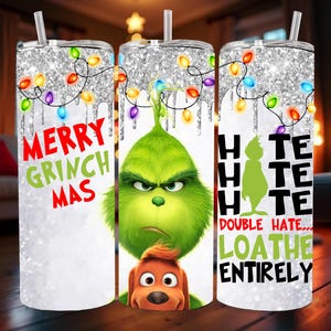 Kersthaat Haat Haat (Grinch en Max) filmbeker