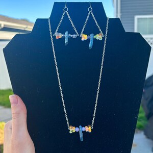 Crystal dragonfly earrings