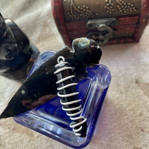 Obsidian pendant