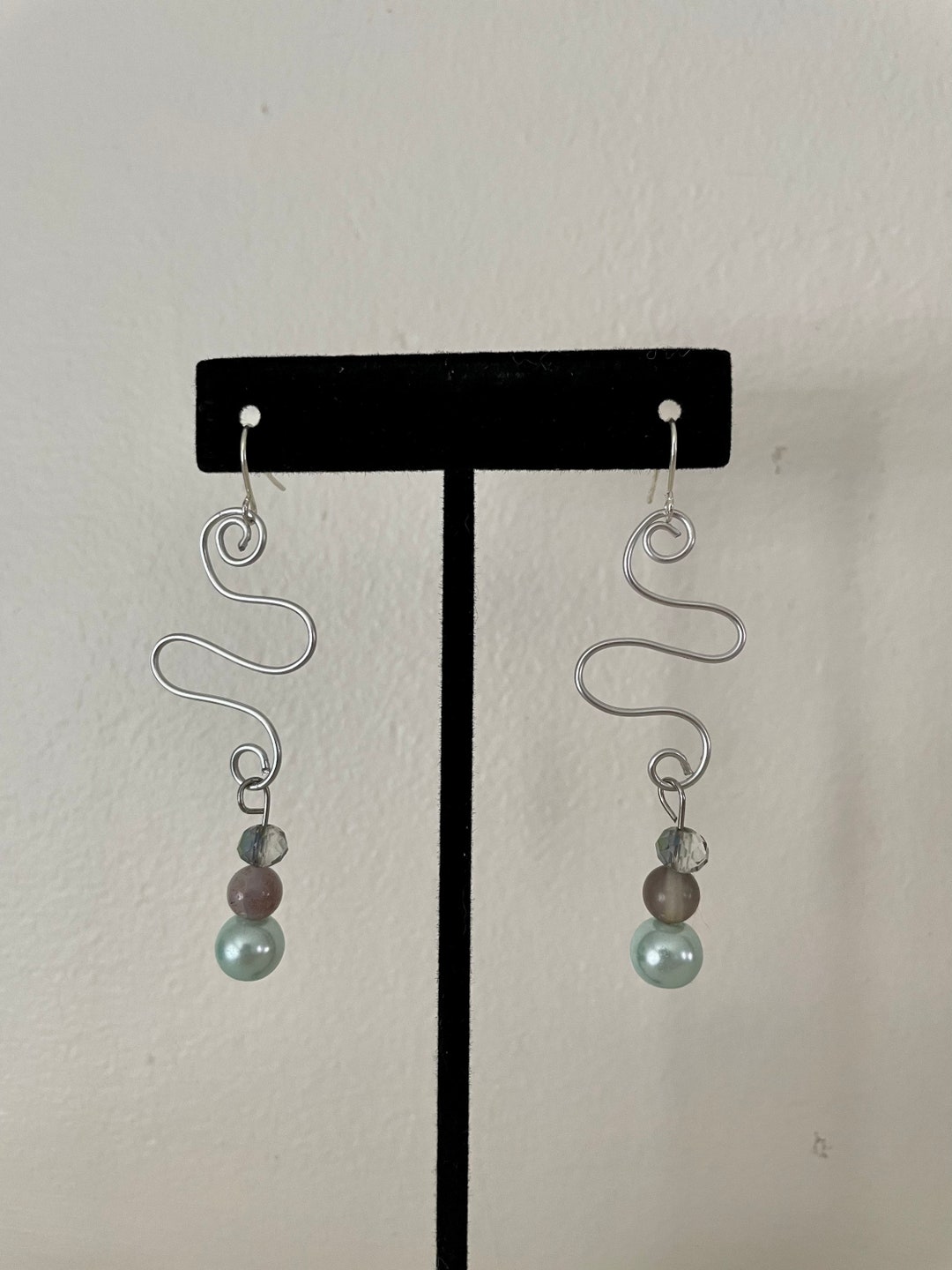 Wire Art Earrings Etsy
