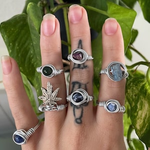 Custom crystal rings