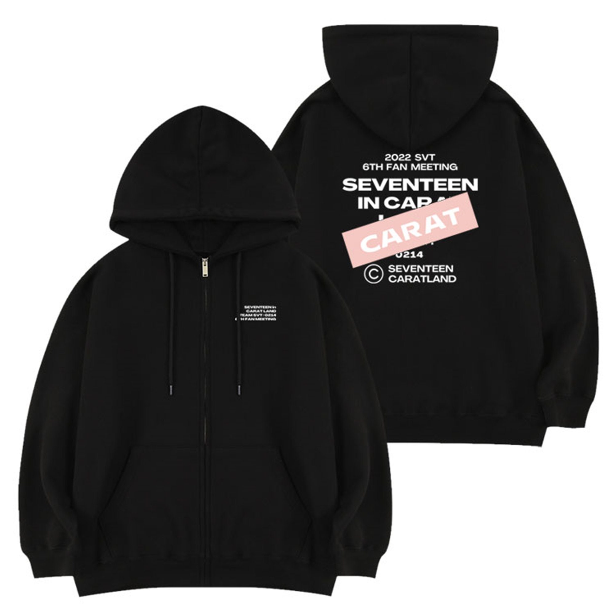 Seventeen 2022 Caratland Fan Meeting Zip up Hoodie / Pullover Etsy