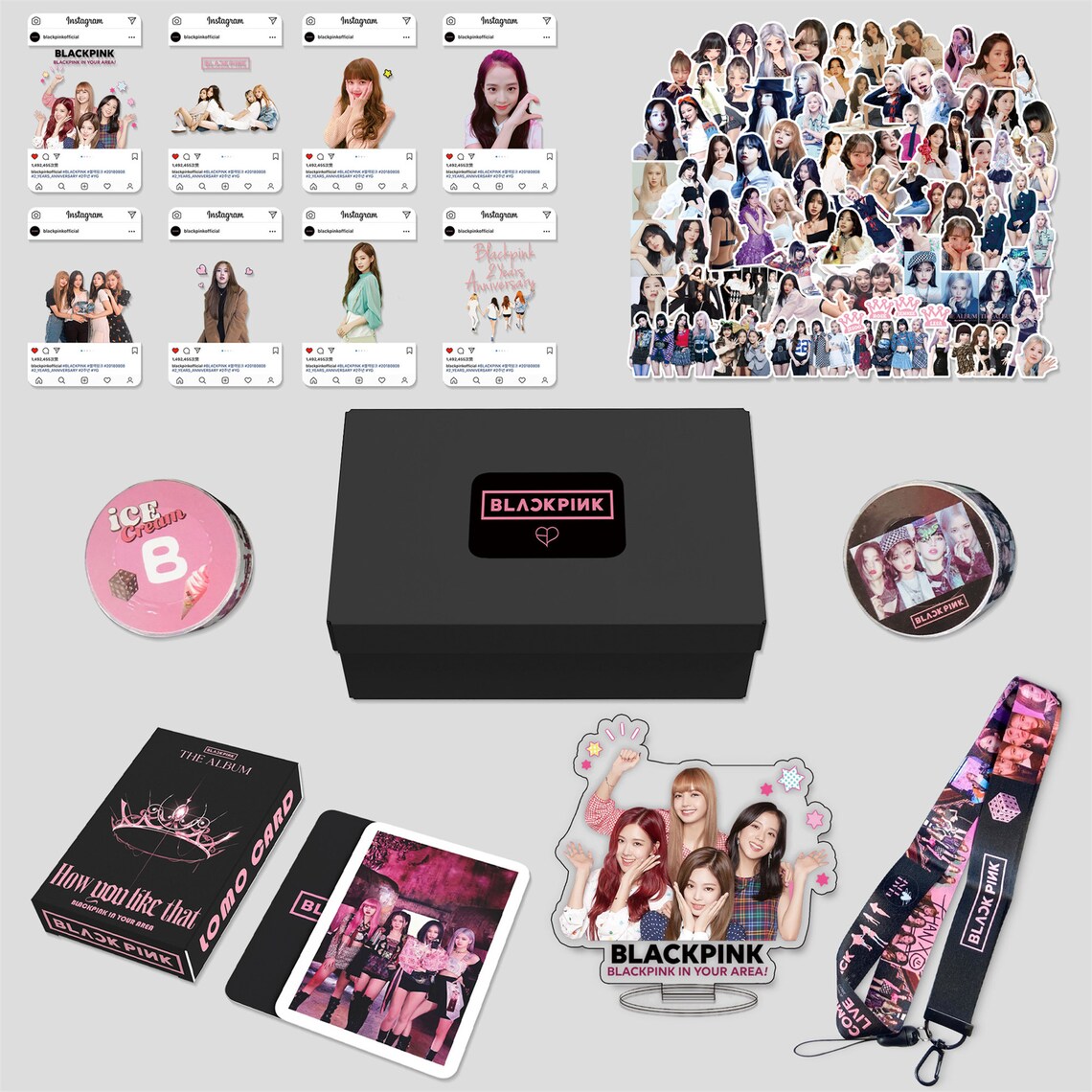Blackpink Gift Box Blink Fandom Gift Box Blackpink Handmade Etsy