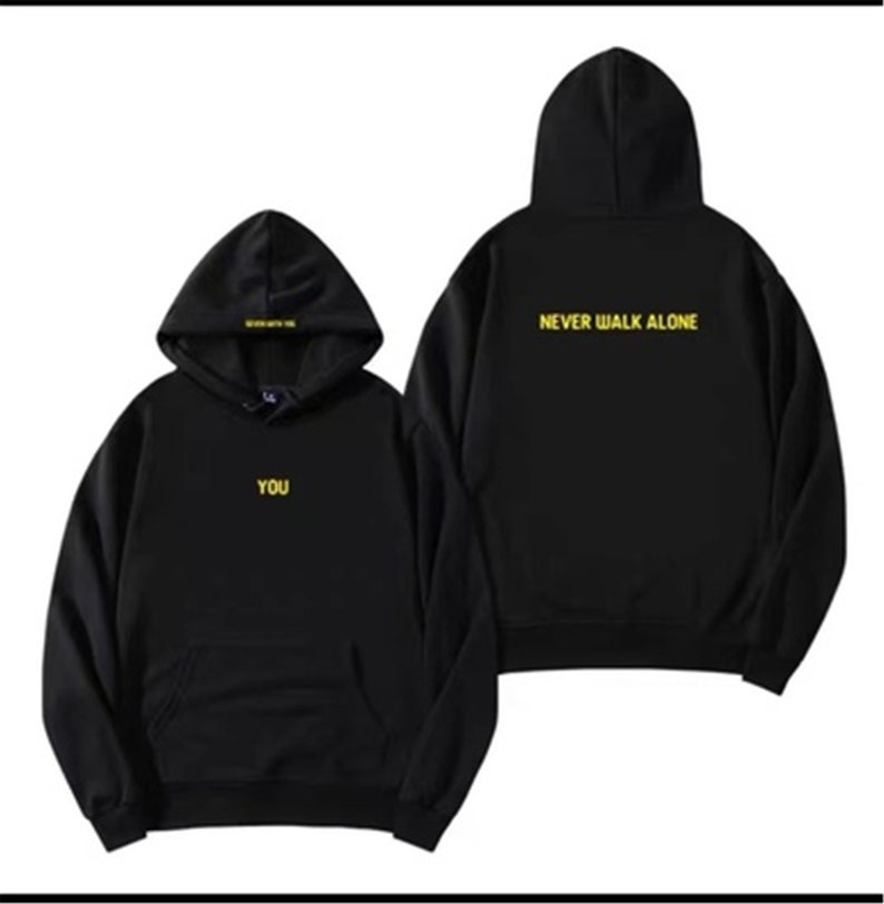 BTS Jimin With You Hoodie Unisex Purple / Black Pullover