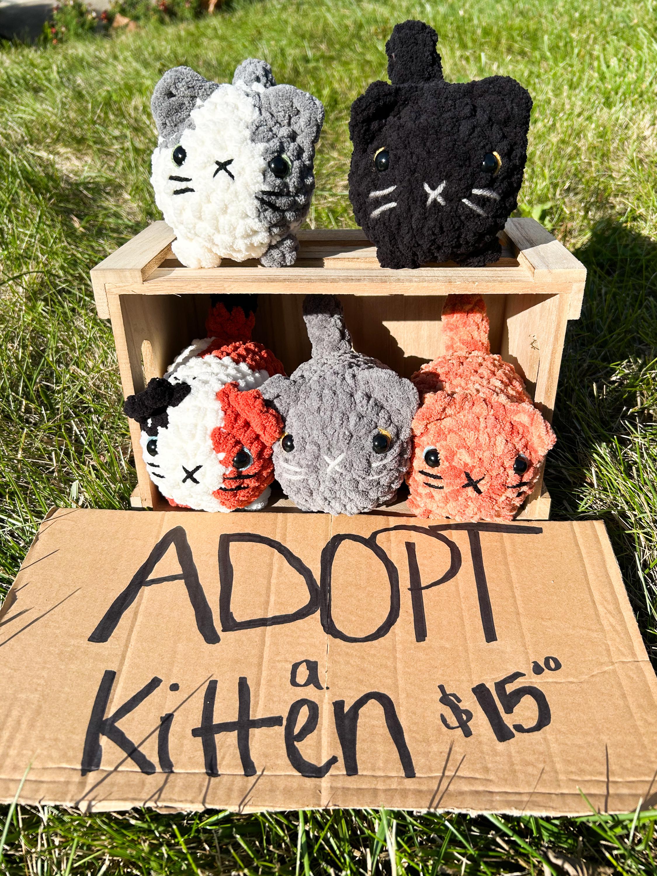 Mini Loaf Cat Crochet Plushie